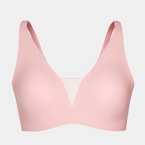 Knix Revolution Shadow Mesh Bra Rose Water Sz L+ BNWT still onsite